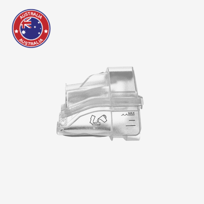 ResMed AirMini portable CPAP machine with N20 nasal mask setup pack for sleep apnea therapy.