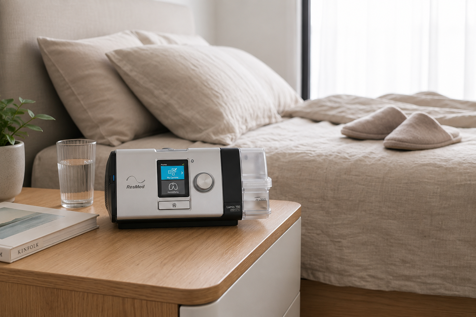 ResMed Lumis 150 VPAP ST noninvasive ventilator