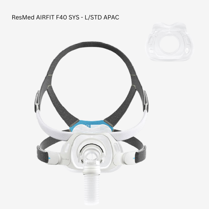 ResMed AirFit F40 Large full face CPAP mask for sleep apnea therapy in Singapore.