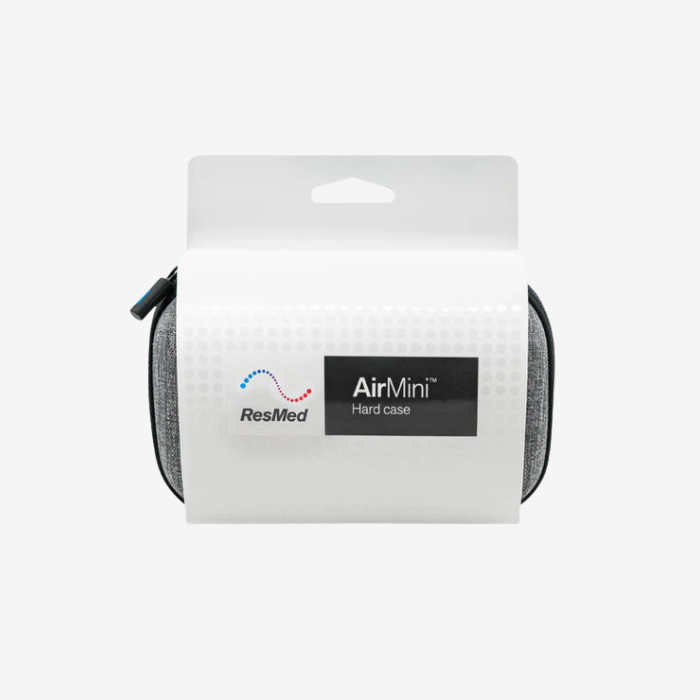 ResMed AirMini travel case for portable CPAP machine storage packaging