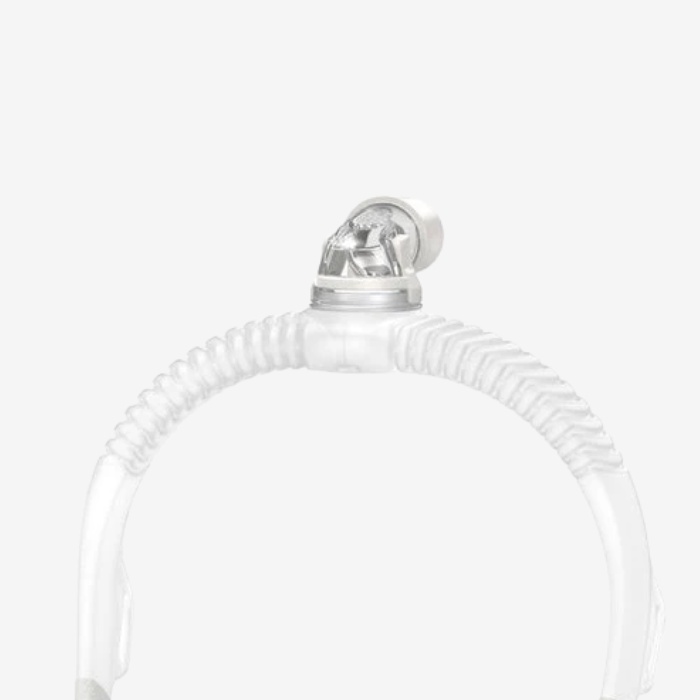 ResMed AirFit N30i CPAP mask frame replacement with tubing elbow connector.