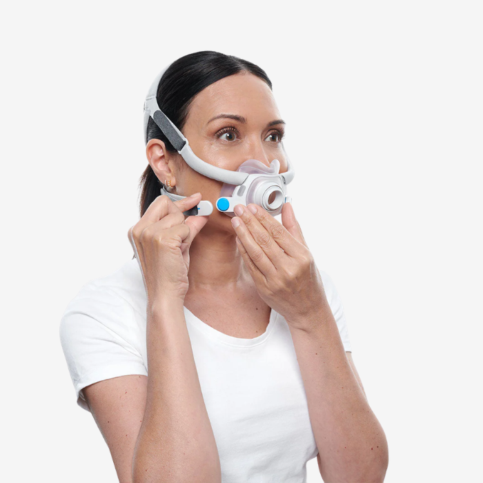 ResMed AirFit magnet clip replacement 2 pack for CPAP mask headgear.