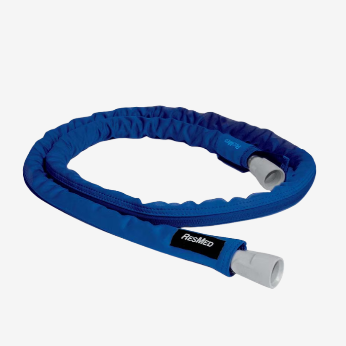 ResMed CPAP tubing wrap hose cover for sleep apnea therapy.
